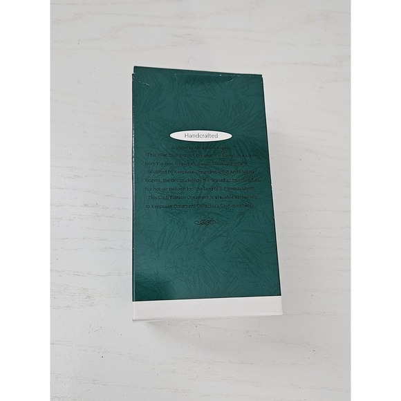 1996 Hallmark‎ Keepsake Wizard Of Oz State Fair Omaha Balloon Christmas Ornament - Picture 2 of 8